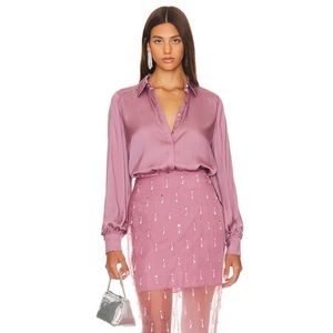 CINQ A SEPT Kandice Top in Faded Violet